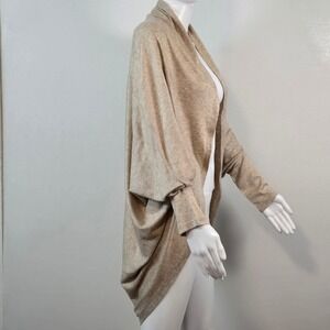 SHOP BASIC USA Women's Taupe Dolman Sleeve Cardigan Sweater XL